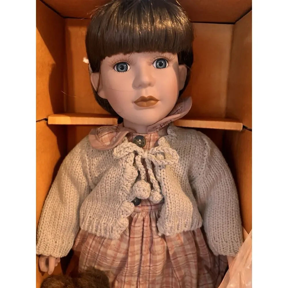 VTG 2000 BOYDS COLLECTION YESTERDAY’S CHILD PORCELAIN DOLL MADISON #4935 NIB
